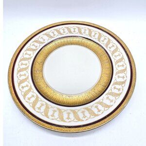 Arabia Of Finland Gold Encrusted Opulent Dinner Dish Vintage 1923-1949 Art Deco